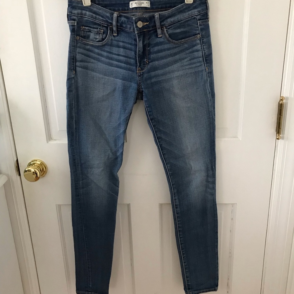abercrombie low rise skinny jeans
